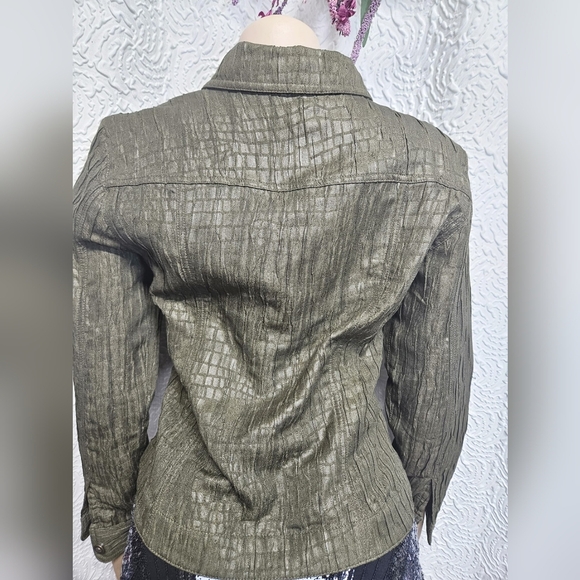 Ruby Rd Green Utility Jacket with Classic Design - Picture 6 of 6
